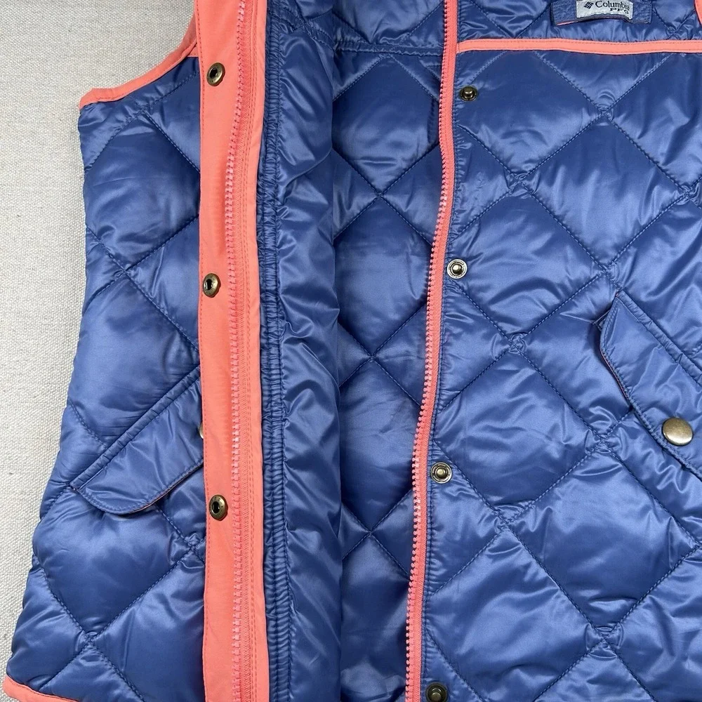 Columbia PFG Vest Womens SM Quilted Puffer Harborside Sleeveless Outdoor Hiking